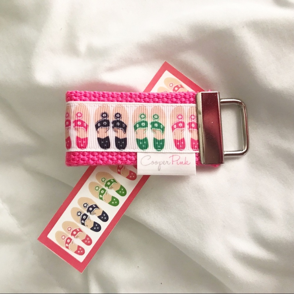 Sandal Key Chain Cooper Pink